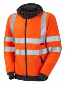 Leo Saunton Class 3 Hooded Sweatshirt - Orange - SS02-O Clothing